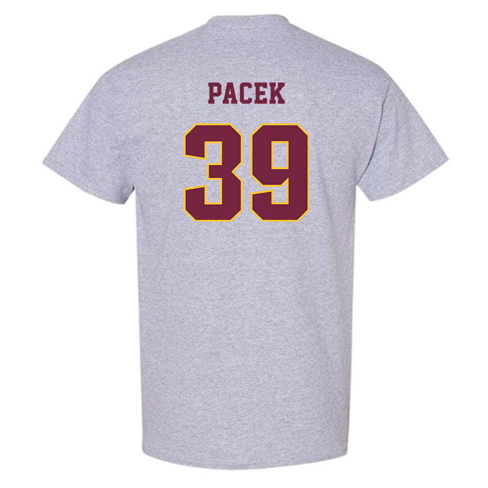 Central Michigan - NCAA Baseball : Zane Pacek - Classic Fashion Shersey T-Shirt-1