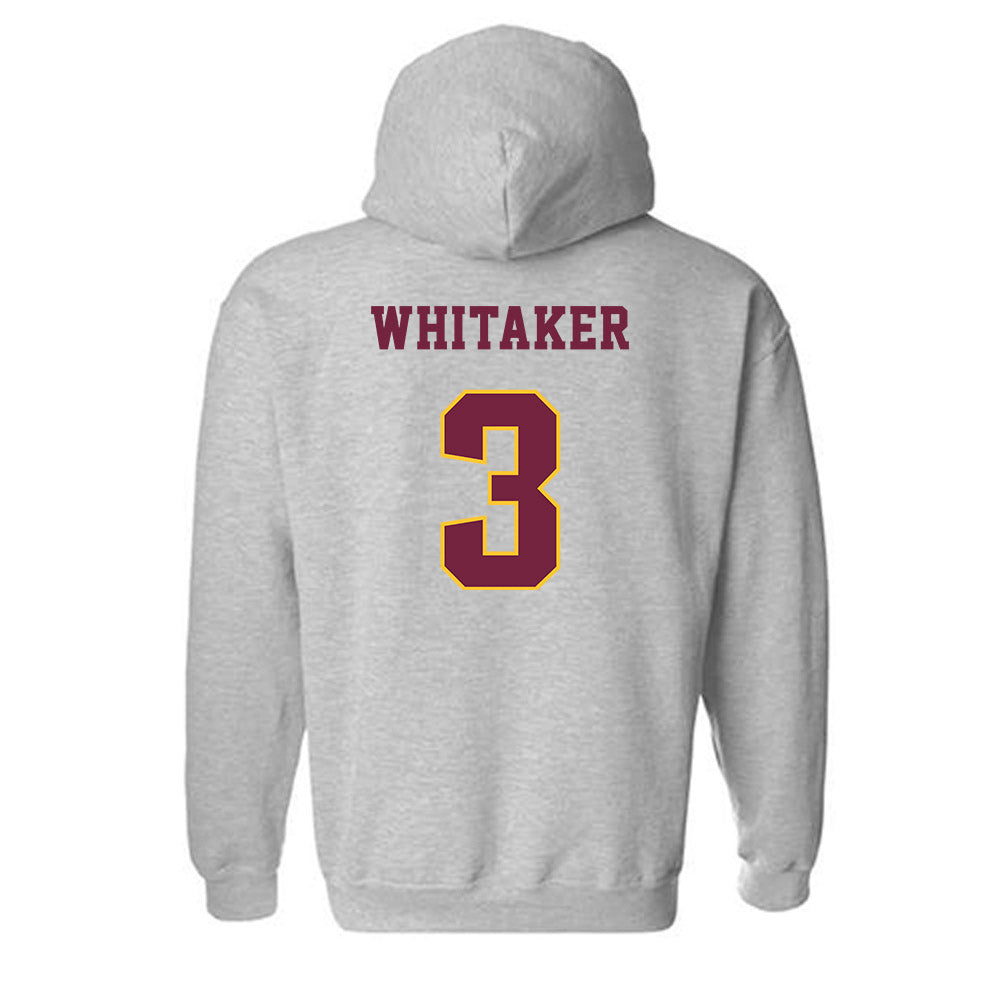 Central Michigan - NCAA Men's Basketball : Jaxson Whitaker - Classic Fashion Shersey Hooded Sweatshirt-1