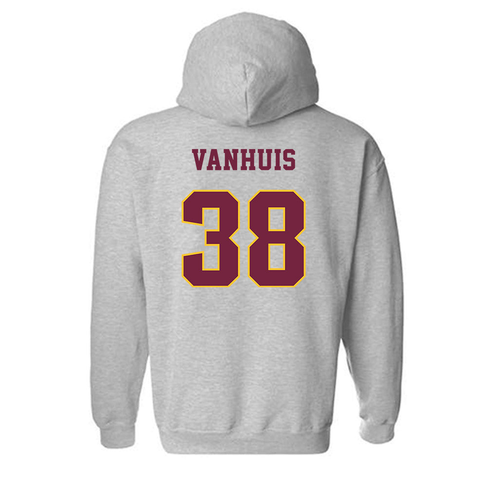Central Michigan - NCAA Football : Caden VanHuis - Classic Fashion Shersey Hooded Sweatshirt-1