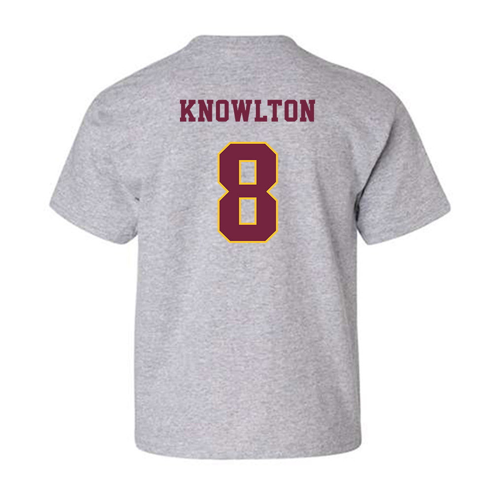 Central Michigan - NCAA Baseball : Zach Knowlton - Classic Fashion Shersey Youth T-Shirt-1