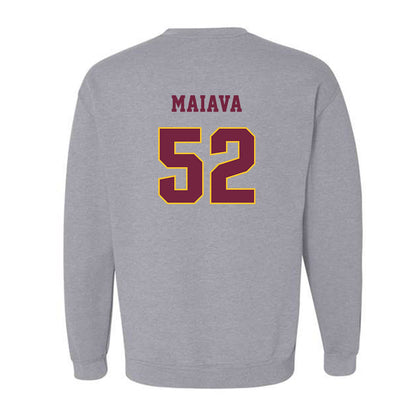 Central Michigan - NCAA Football : Dom Maiava - Classic Fashion Shersey Crewneck Sweatshirt-1