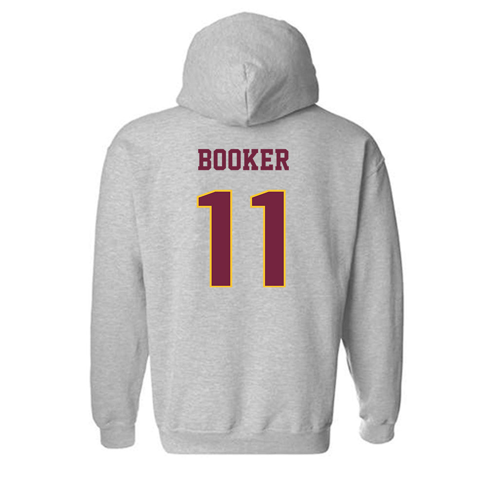 Central Michigan - NCAA Football : Josiah Booker - Classic Fashion Shersey Hooded Sweatshirt-1