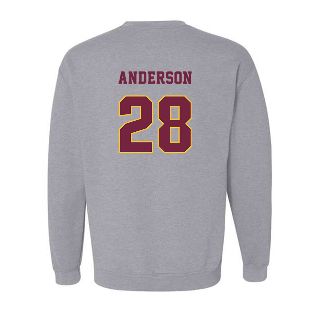 Central Michigan - NCAA Football : Nolan Anderson - Classic Fashion Shersey Crewneck Sweatshirt-1