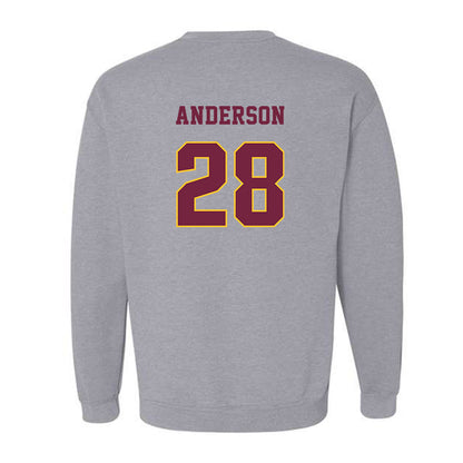 Central Michigan - NCAA Football : Nolan Anderson - Classic Fashion Shersey Crewneck Sweatshirt-1