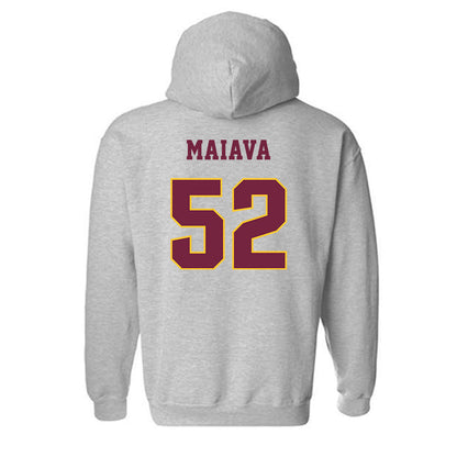 Central Michigan - NCAA Football : Dom Maiava - Classic Fashion Shersey Hooded Sweatshirt-1