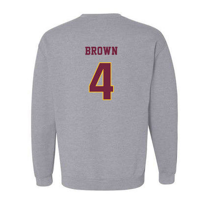 Central Michigan - NCAA Women's Basketball : Sarah Brown - Classic Fashion Shersey Crewneck Sweatshirt-1