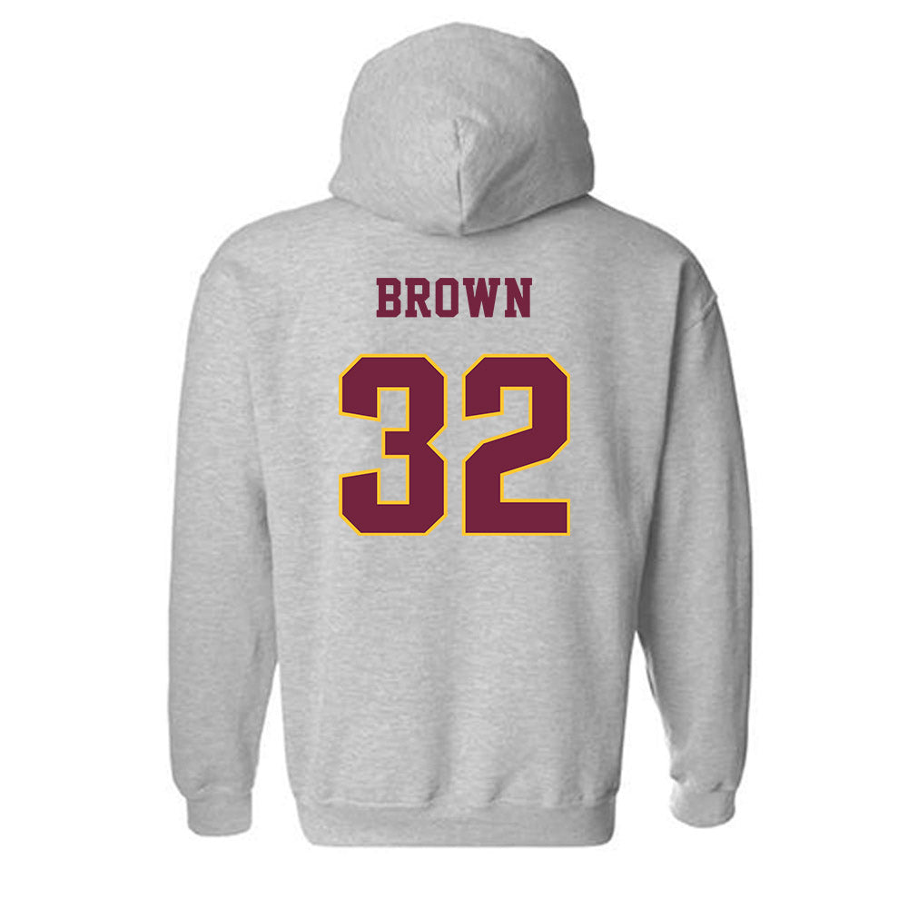 Central Michigan - NCAA Football : Donovan Brown - Classic Fashion Shersey Hooded Sweatshirt-1