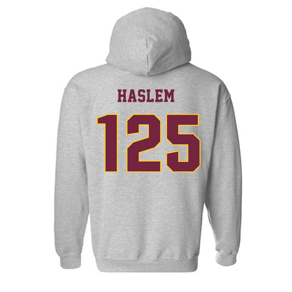 Central Michigan - NCAA Wrestling : Cristian Haslem - Classic Fashion Shersey Hooded Sweatshirt-1