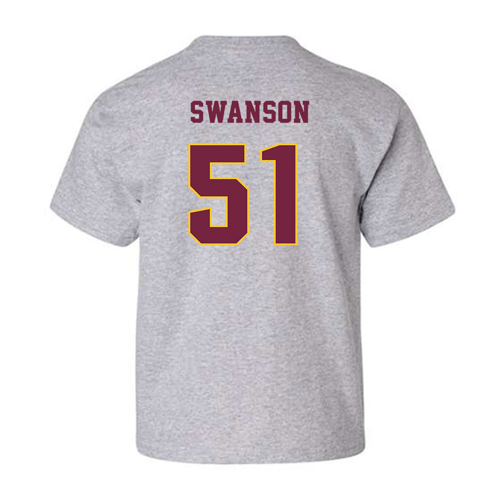 Central Michigan - NCAA Football : Landon Swanson - Classic Fashion Shersey Youth T-Shirt-1