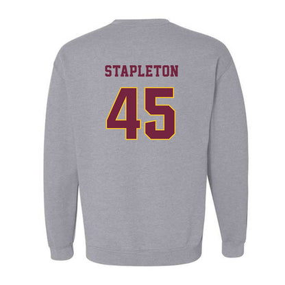 Central Michigan - NCAA Football : Jordan Stapleton - Classic Fashion Shersey Crewneck Sweatshirt-1