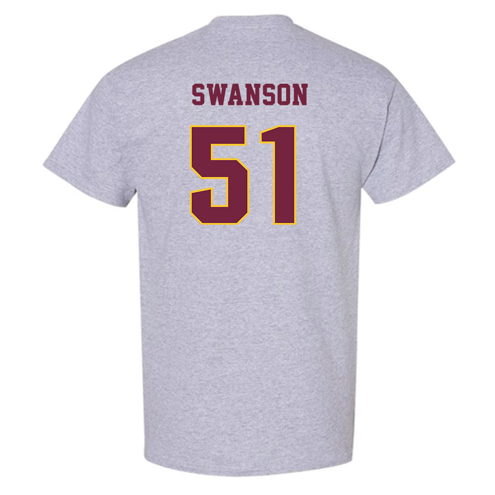 Central Michigan - NCAA Football : Landon Swanson - Classic Fashion Shersey T-Shirt-1