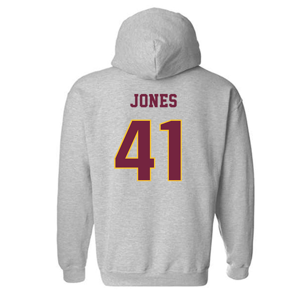 Central Michigan - NCAA Football : Keyton Jones - Classic Fashion Shersey Hooded Sweatshirt-1