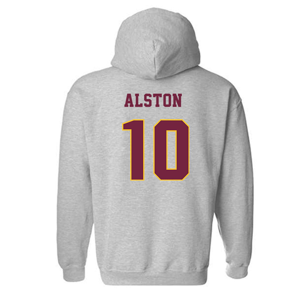 Central Michigan - NCAA Football : Jeremiah Alston - Classic Fashion Shersey Hooded Sweatshirt-1
