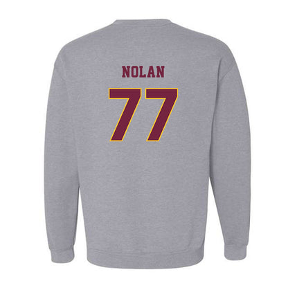 Central Michigan - NCAA Football : Jack Nolan - Classic Fashion Shersey Crewneck Sweatshirt-1