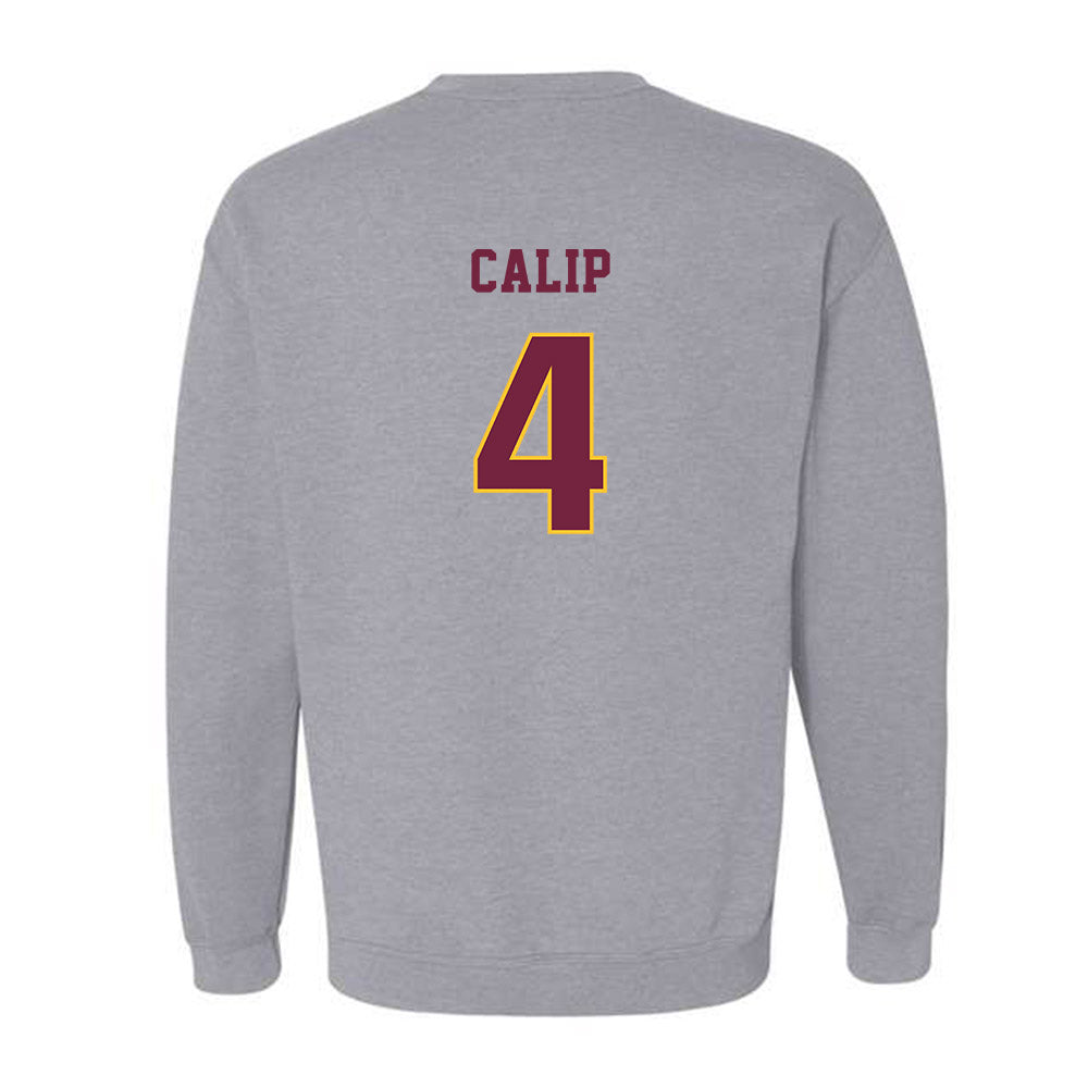Central Michigan - NCAA Football : Jakivion Calip - Classic Fashion Shersey Crewneck Sweatshirt-1