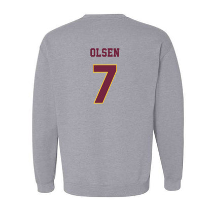 Central Michigan - NCAA Women's Field Hockey : Emma Olsen - Classic Fashion Shersey Crewneck Sweatshirt-1