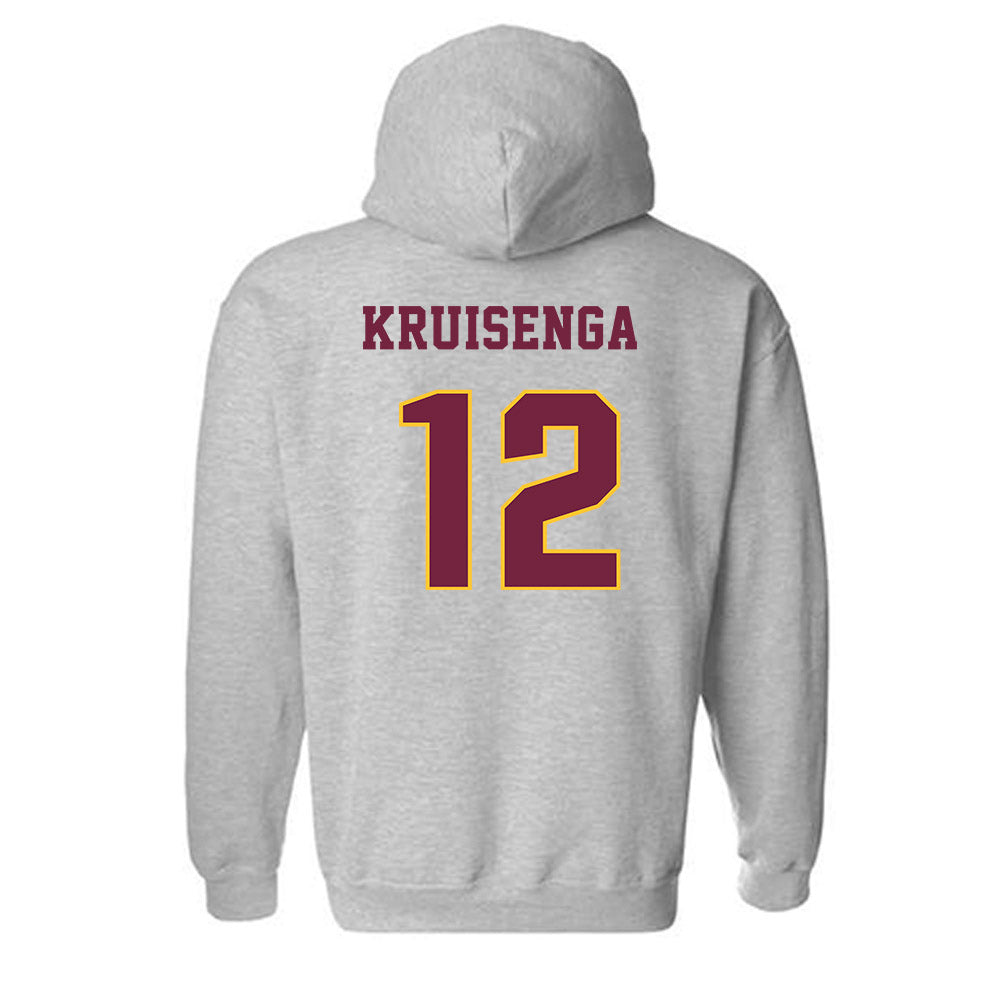 Central Michigan - NCAA Football : Camden Kruisenga - Classic Fashion Shersey Hooded Sweatshirt-1