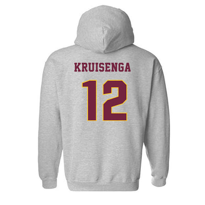Central Michigan - NCAA Football : Camden Kruisenga - Classic Fashion Shersey Hooded Sweatshirt-1