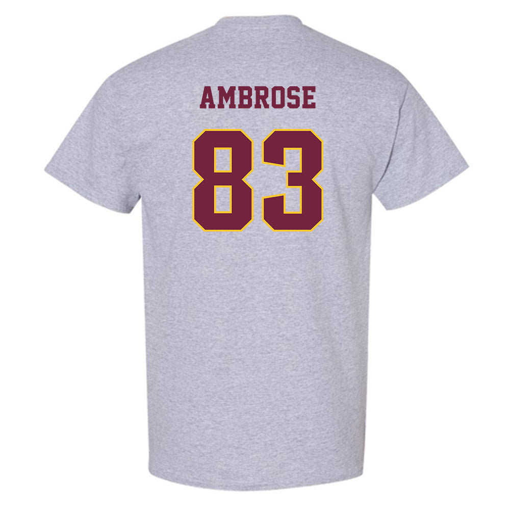 Central Michigan - NCAA Football : Travis Ambrose - Classic Fashion Shersey T-Shirt-1
