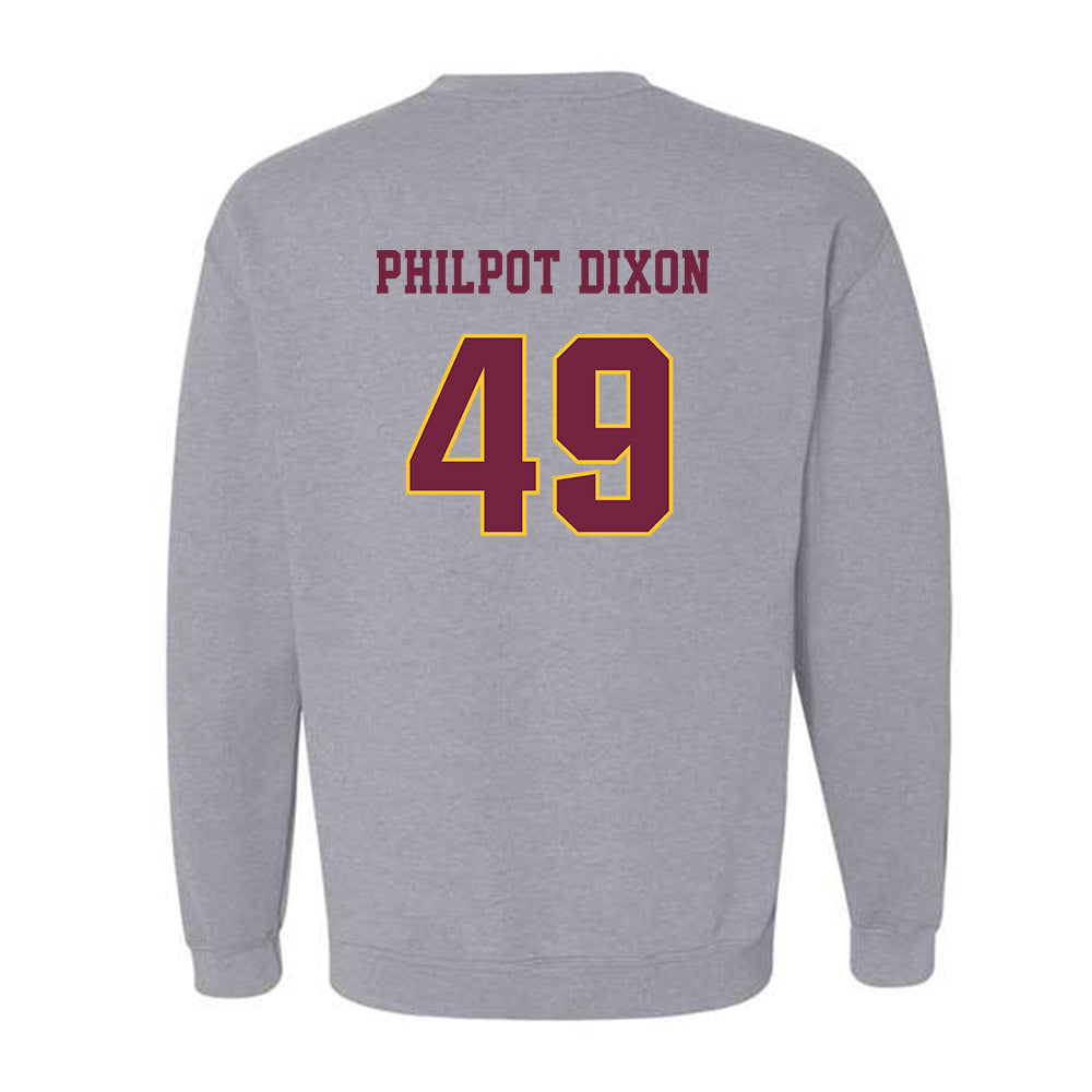 Central Michigan - NCAA Football : Jason Philpot Dixon - Classic Fashion Shersey Crewneck Sweatshirt-1