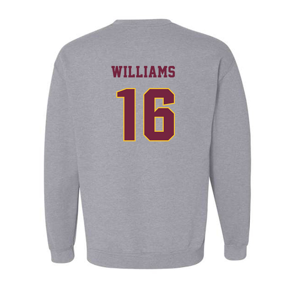 Central Michigan - NCAA Football : Nasir Williams - Classic Fashion Shersey Crewneck Sweatshirt-1