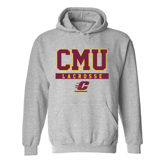Central Michigan - NCAA Women's Lacrosse : Margaret English - Classic Fashion Shersey Hooded Sweatshirt-0