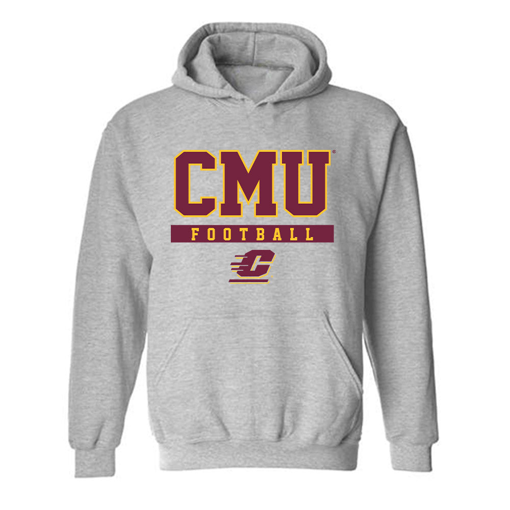 Central Michigan - NCAA Football : Trey Liebhardt - Classic Fashion Shersey Hooded Sweatshirt-0