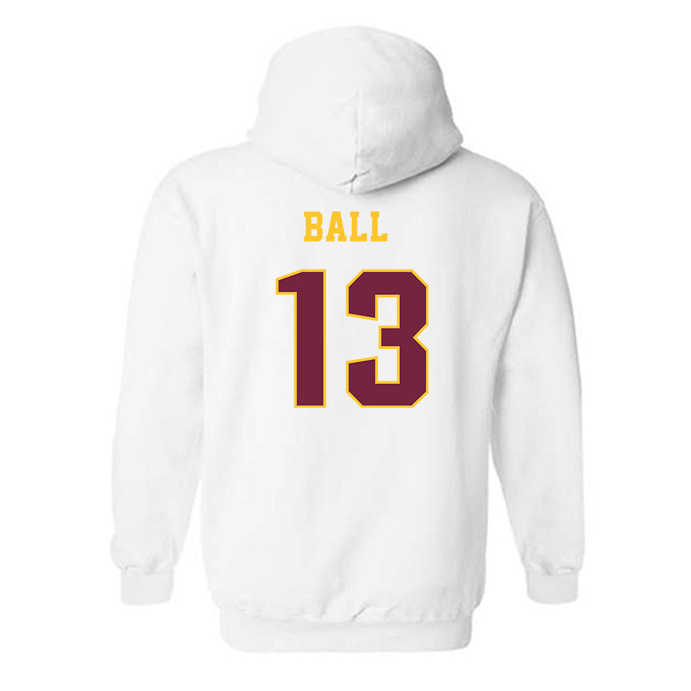 Central Michigan - NCAA Baseball : Nathan Ball - Classic Fashion Shersey Hooded Sweatshirt