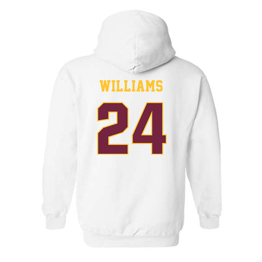 Central Michigan - NCAA Football : Tyremii Williams - Classic Fashion Shersey Hooded Sweatshirt-1