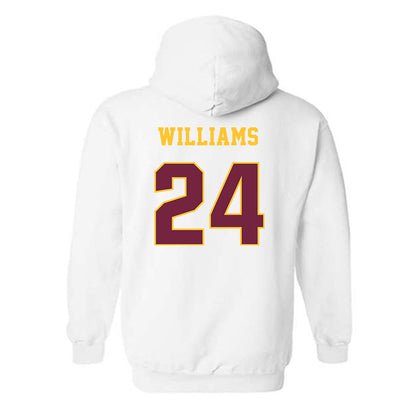 Central Michigan - NCAA Football : Tyremii Williams - Classic Fashion Shersey Hooded Sweatshirt-1