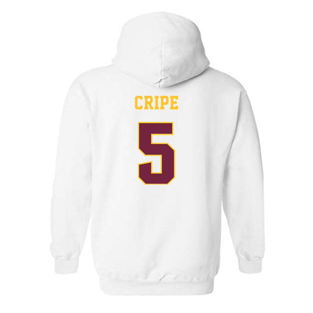 Central Michigan - NCAA Women's Volleyball : Taylor Cripe - Classic Fashion Shersey Hooded Sweatshirt-1