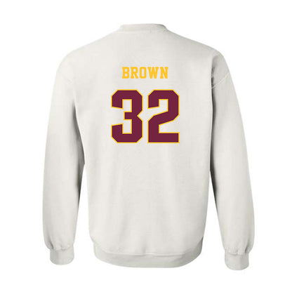 Central Michigan - NCAA Football : Donovan Brown - Classic Fashion Shersey Crewneck Sweatshirt-1