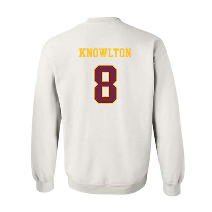 Central Michigan - NCAA Baseball : Zach Knowlton - Classic Fashion Shersey Crewneck Sweatshirt-1