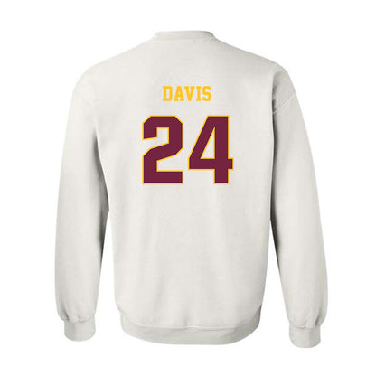 Central Michigan - NCAA Women's Basketball : Indya Davis - Classic Fashion Shersey Crewneck Sweatshirt-1