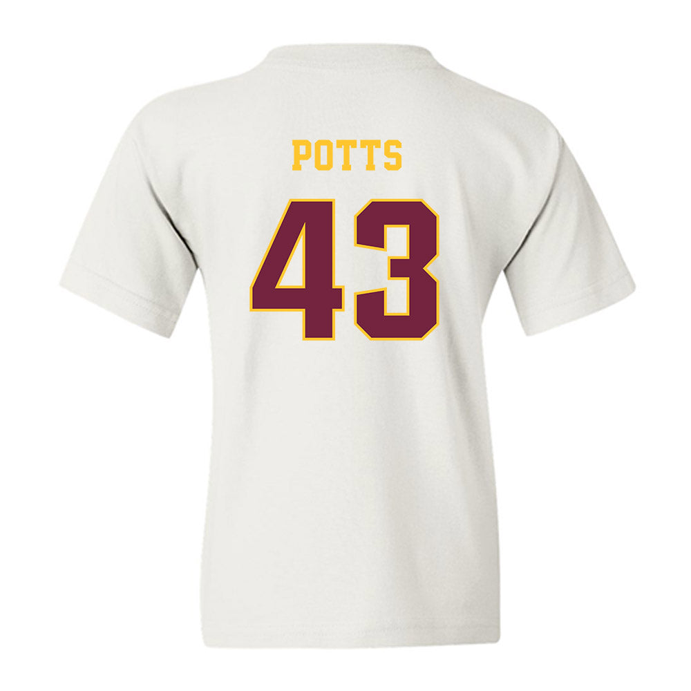 Central Michigan - NCAA Baseball : Tyson Potts - Classic Fashion Shersey Youth T-Shirt-1