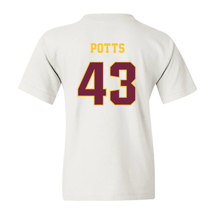 Central Michigan - NCAA Baseball : Tyson Potts - Classic Fashion Shersey Youth T-Shirt-1