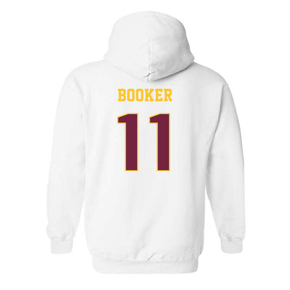 Central Michigan - NCAA Football : Josiah Booker - Classic Fashion Shersey Hooded Sweatshirt-1