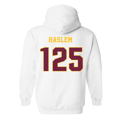 Central Michigan - NCAA Wrestling : Cristian Haslem - Classic Fashion Shersey Hooded Sweatshirt-1