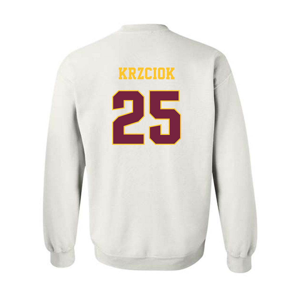 Central Michigan - NCAA Baseball : Brady Krzciok - Classic Fashion Shersey Crewneck Sweatshirt-1