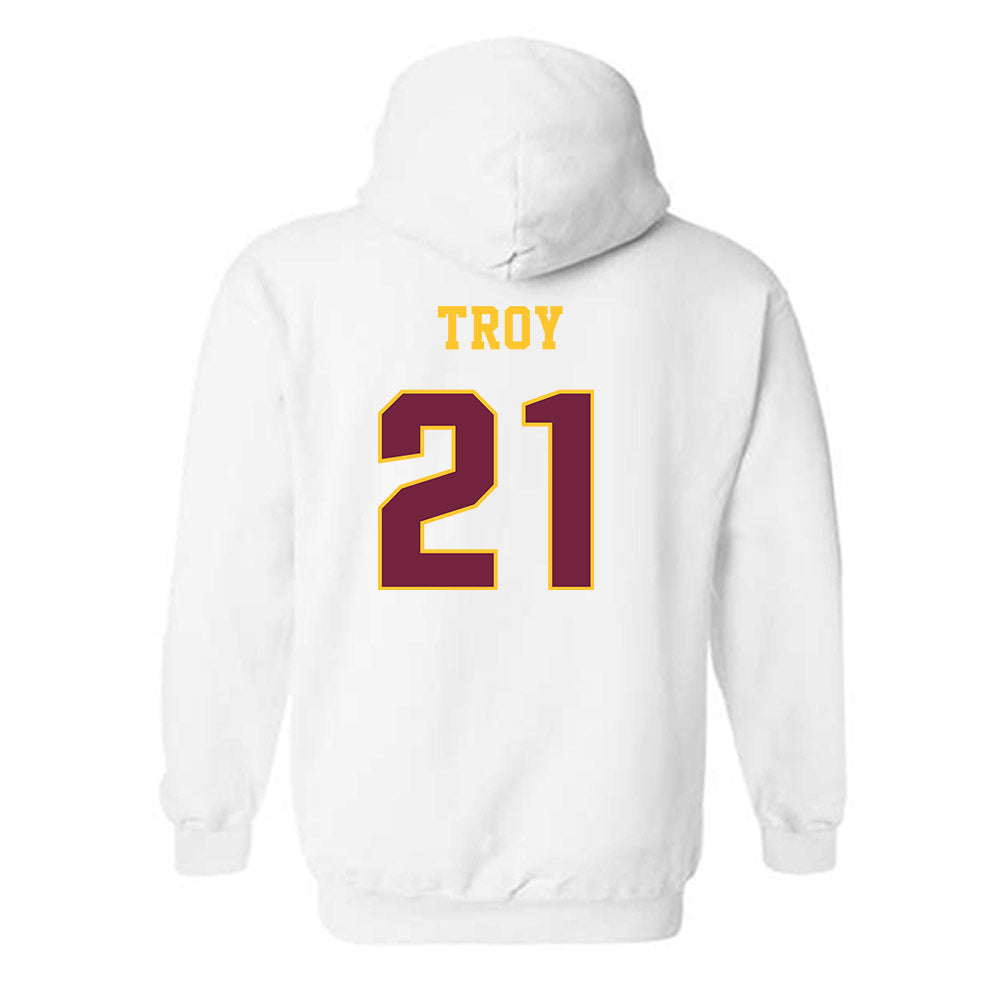Central Michigan - NCAA Women's Soccer : Melaina Troy - Classic Fashion Shersey Hooded Sweatshirt-1