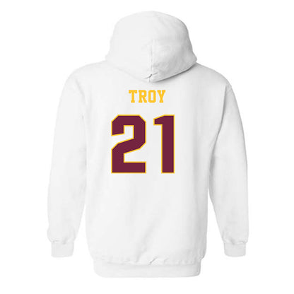 Central Michigan - NCAA Women's Soccer : Melaina Troy - Classic Fashion Shersey Hooded Sweatshirt-1