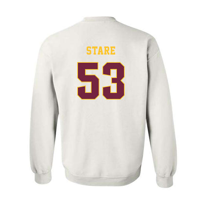 Central Michigan - NCAA Football : Collin Stare - Classic Fashion Shersey Crewneck Sweatshirt-1