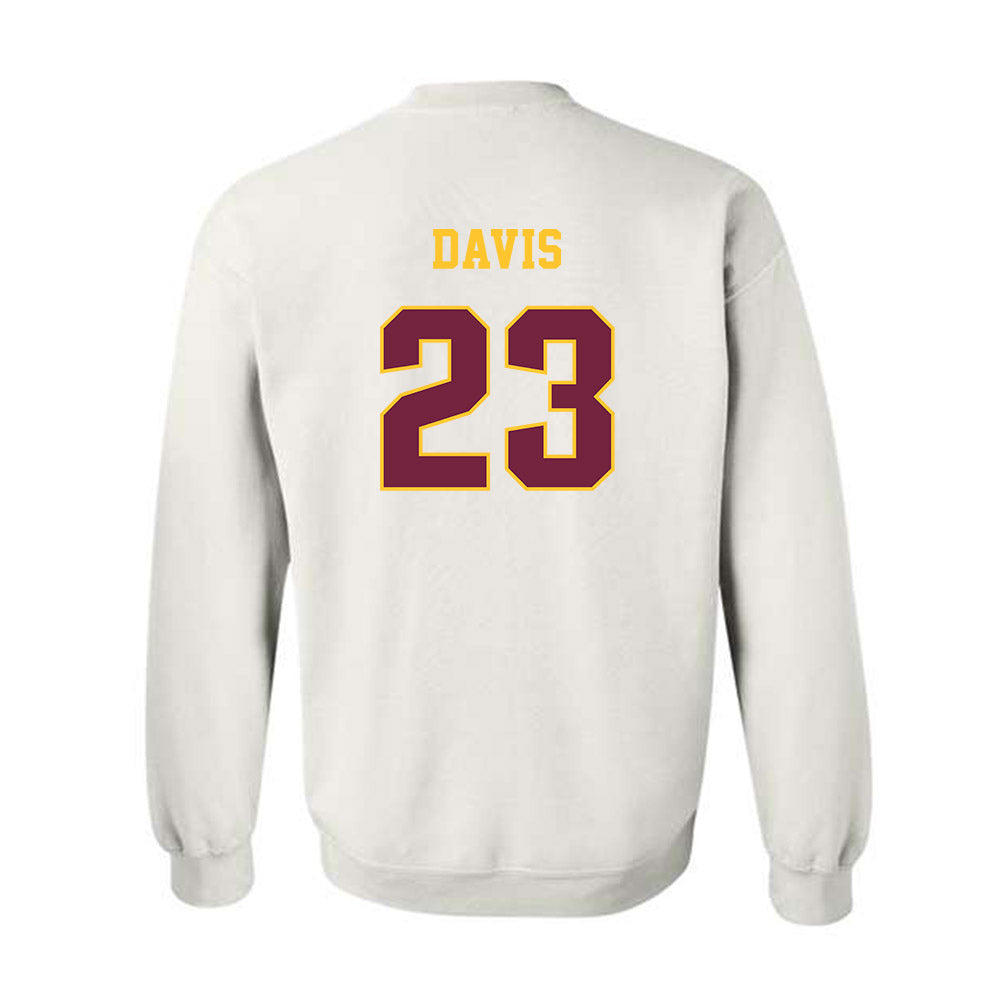 Central Michigan - NCAA Women's Basketball : Summer Davis - Classic Fashion Shersey Crewneck Sweatshirt-1
