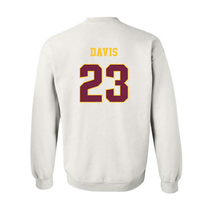 Central Michigan - NCAA Women's Basketball : Summer Davis - Classic Fashion Shersey Crewneck Sweatshirt-1