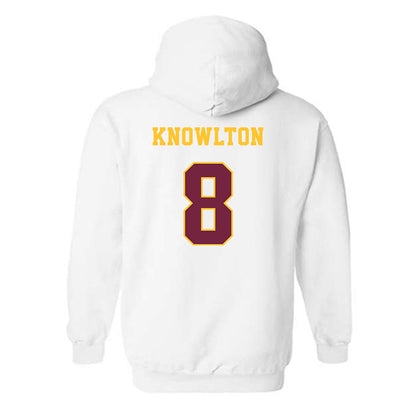 Central Michigan - NCAA Baseball : Zach Knowlton - Classic Fashion Shersey Hooded Sweatshirt-1