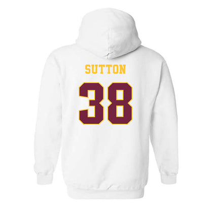 Central Michigan - NCAA Football : Eshawn Sutton - Classic Fashion Shersey Hooded Sweatshirt-1