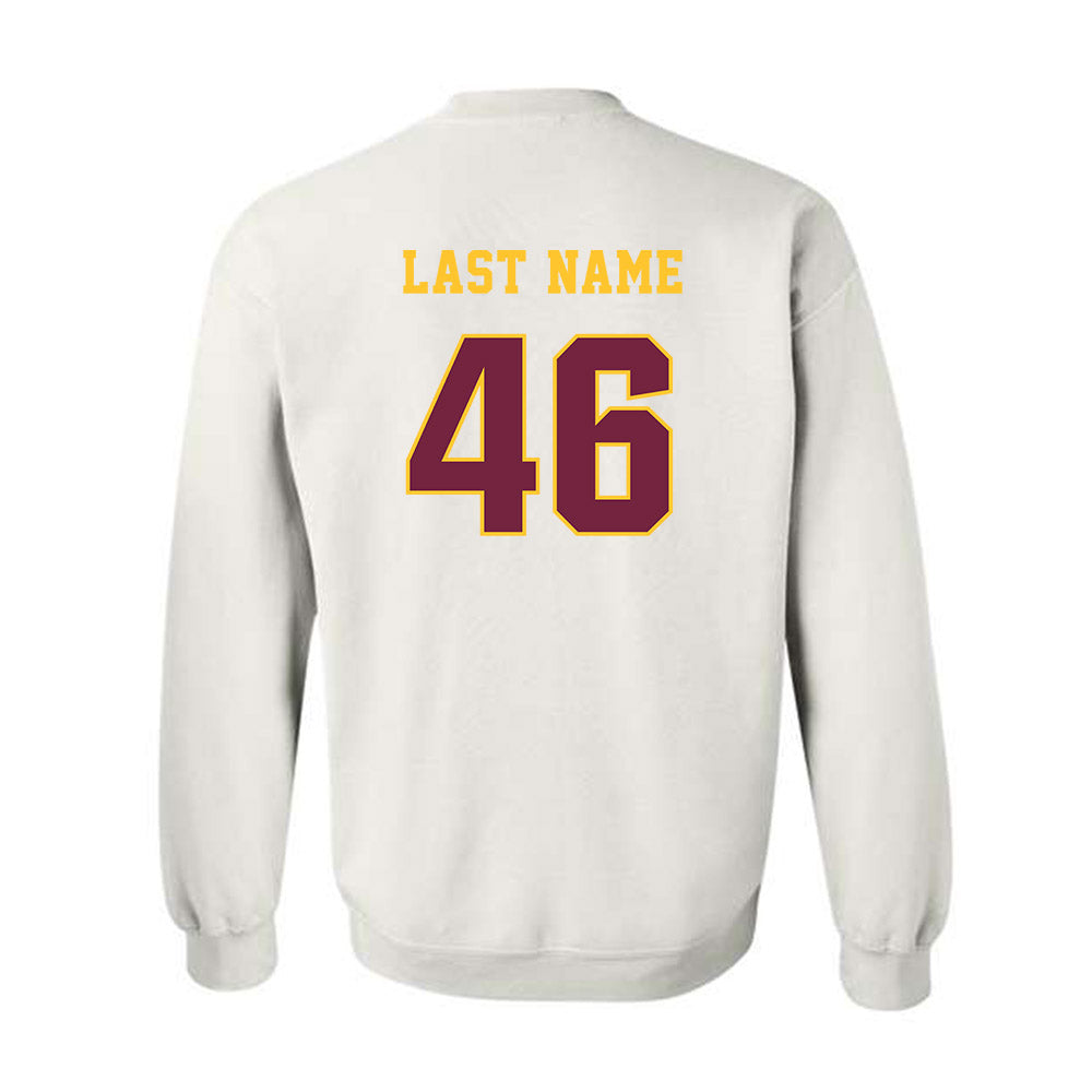 Central Michigan - NCAA Football : Zack Wagner - Classic Fashion Shersey Crewneck Sweatshirt-1