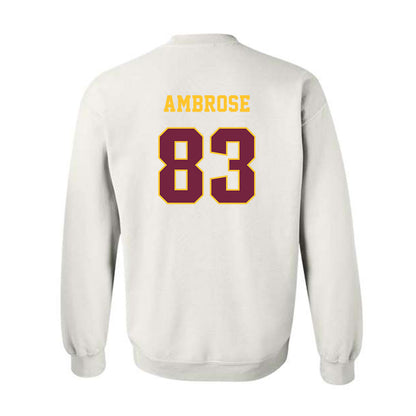 Central Michigan - NCAA Football : Travis Ambrose - Classic Fashion Shersey Crewneck Sweatshirt-1