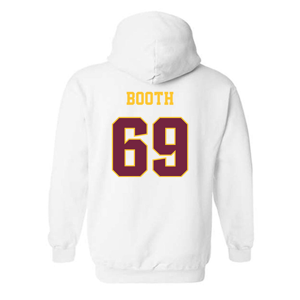 Central Michigan - NCAA Football : Jacob Booth - Classic Fashion Shersey Hooded Sweatshirt-1