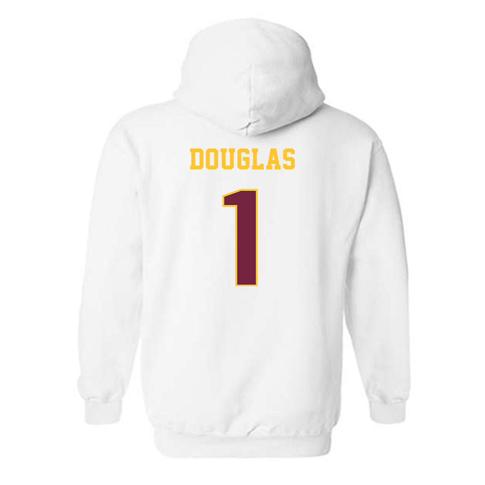Central Michigan - NCAA Football : Jjajryn Douglas - Classic Fashion Shersey Hooded Sweatshirt-1